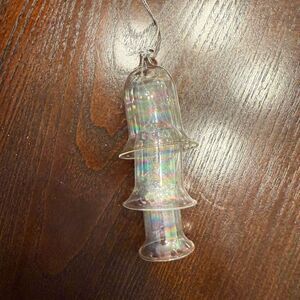 Vintage Hand Blown 3 Tier Nesting Bells